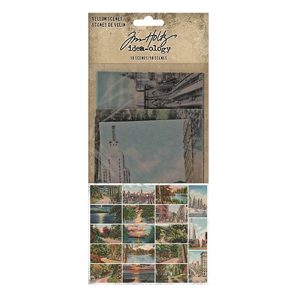 Advantus Tim Holtz Idea-ology Vellum Scenes TH94028