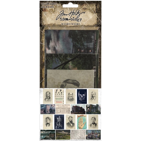 Tim Holtz Idea-ology Vellum - Haunts TH94075