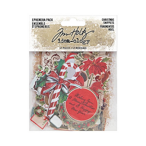 Tim Holtz Idea-ology Ephemera Snippets Christmas TH94087