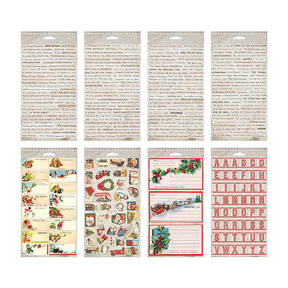 Sticker Book, christmas motifs, size 11,5x17 cm, 1 pc, 76 sheet