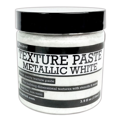 Ranger Texture Paste Metallic White INK76919