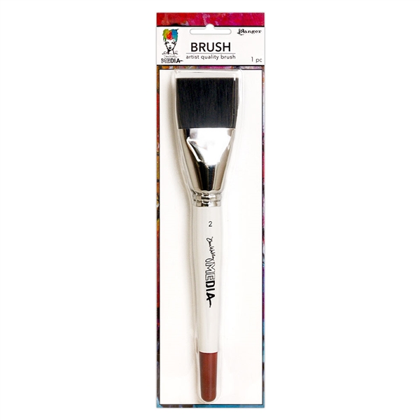 Ranger Dina Wakley MEdia Synthetic Bristle Brush 2-inch MDA77143