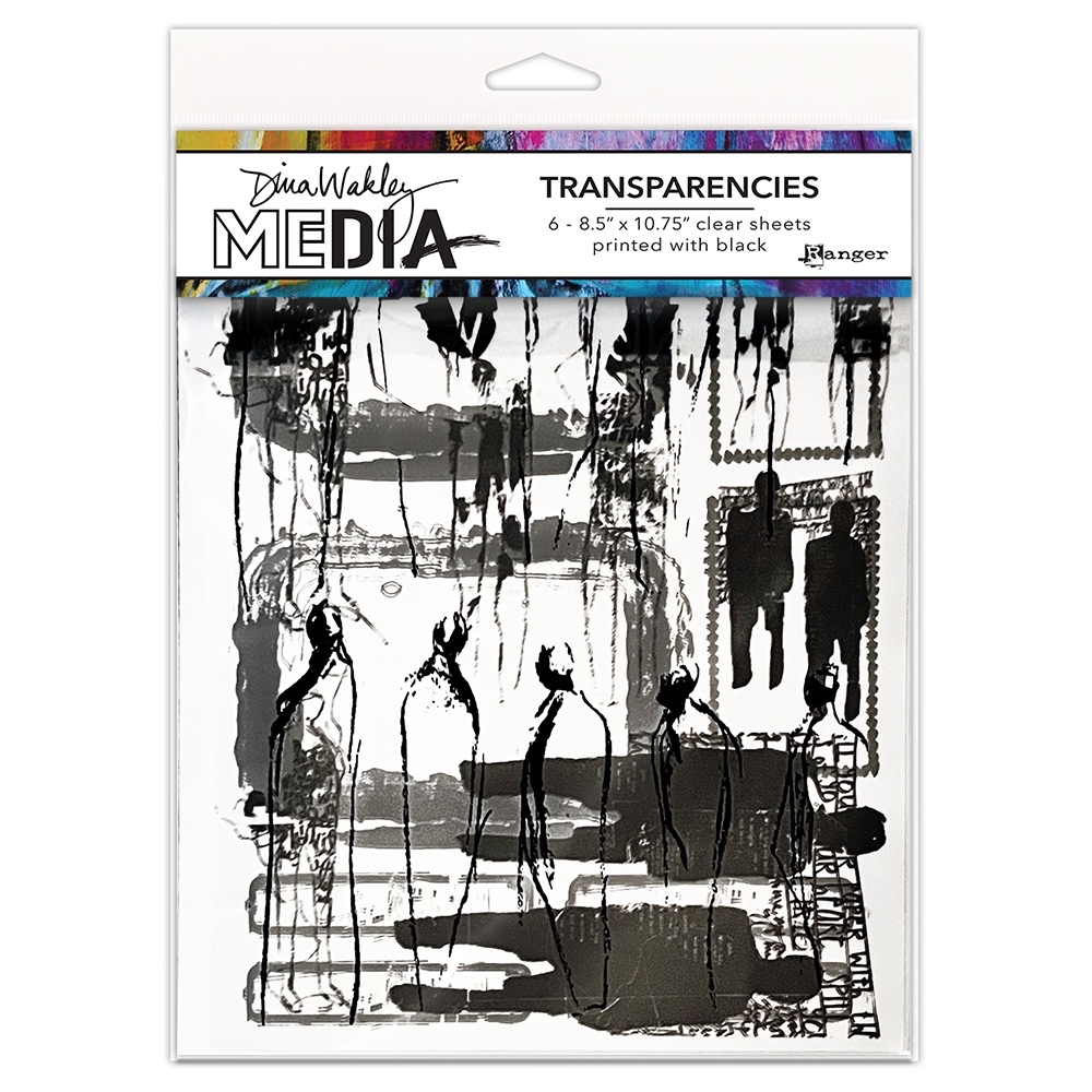 Ranger Dina Wakley MEdia Transparencies Frames & Figures Set 2 MDA82057