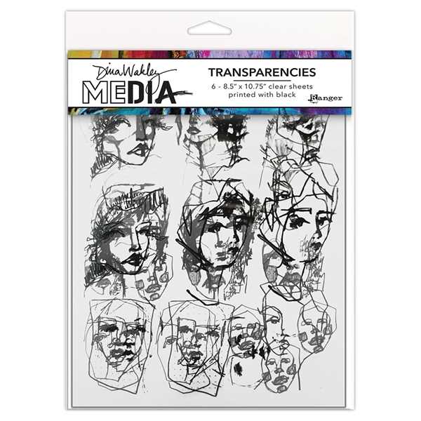 Ranger Dina Wakley MEdia Transparencies Tinies Set 2 MDA82644