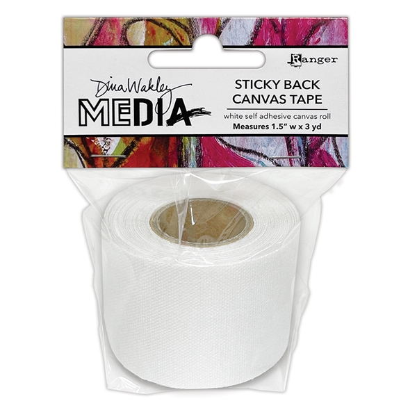 Ranger Dina Wakley MEdia Sticky Back Canvas Tape 1.5" MDA84587