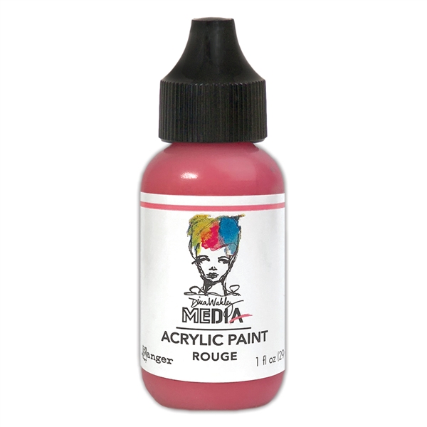 Ranger Dina Wakley Media Acrylic Paint  - Rouge MDQ75189