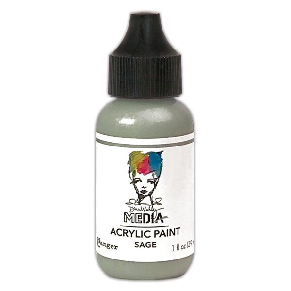 Ranger Dina Wakley Media Acrylic Paint  - Sage MDQ75219