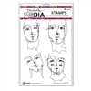 Ranger Dina Wakley MEdia Stamps - Church Doodles MDR77756