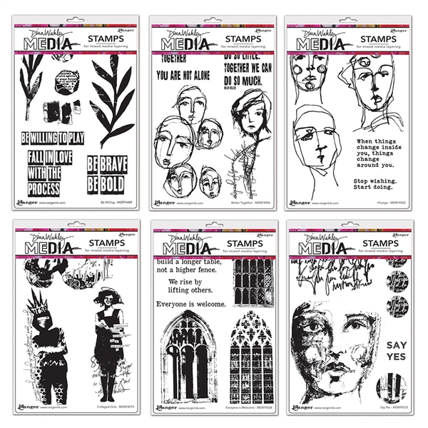 Ranger Dina Wakley MEdia Stamps - September 2020 Bundle