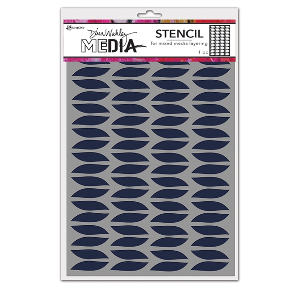 Ranger Dina Wakley MEdia Stencil - Sideways MDS81647