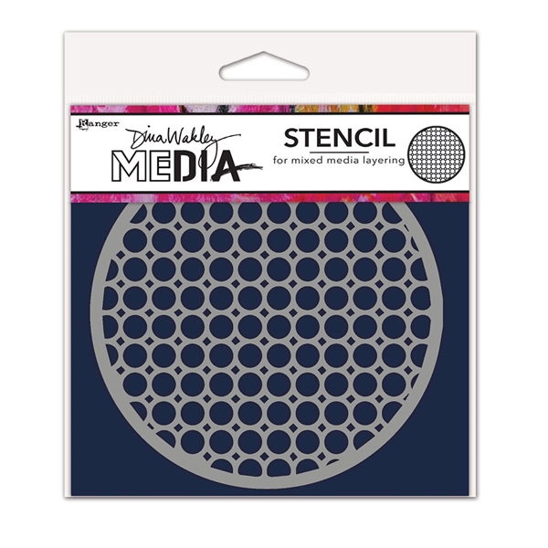 Ranger Dina Wakley MEdia Stencil - Coasters 2 MDS82101