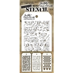 Stampers Anonymous Tim Holtz Mini Layering Stencils Set 6 MST006