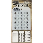 Stampers Anonymous Tim Holtz Mini Layering Stencil Set #40 MST040