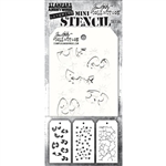 Stampers Anonymous Tim Holtz Mini Layering Stencils Set Halloween - MST056
