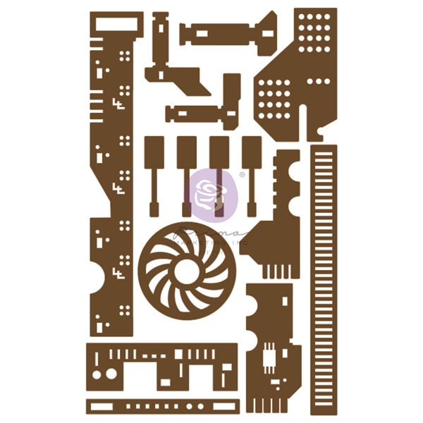 Prima Laser Cut Chipboard - All The Parts 653569