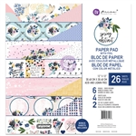 Prima Marketing Spring Abstract Collection 12x12" Paper Pad 26 sheets 661533
