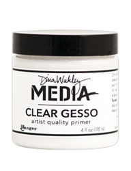 Dina Wakley Media Mediums - Clear Gesso - 4 fl oz MDM46424