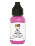 Dina Wakley Media Acrylic Paint  - Magenta, 1oz Bottle