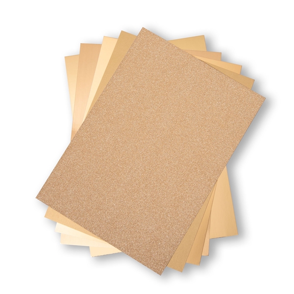 Sizzix Surfacez - Opulent Cardstock Pack - Gold 664532