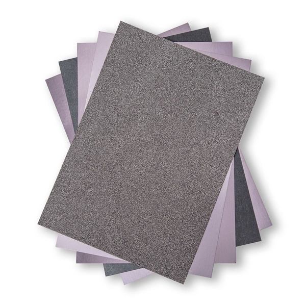 Sizzix Surfacez - The Opulent Cardstock Pack - Charcoal 664536