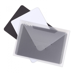 Sizzix Accessory -  Plastic Storage Envelopes, 5" x 6 7/8" w/Magnetic Sheets, 3 Pack