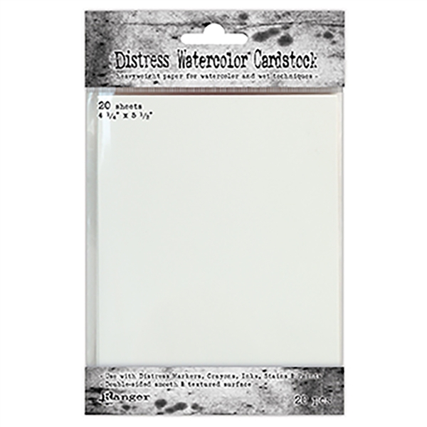 Ranger Tim Holtz Distress Watercolor Cardstock 4.25 x 5.5 inches TDA39549