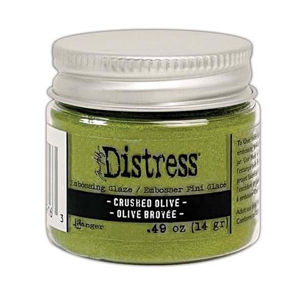 Ranger Tim Holtz Distress Embossing Glaze - Crushed Olive TDE79163