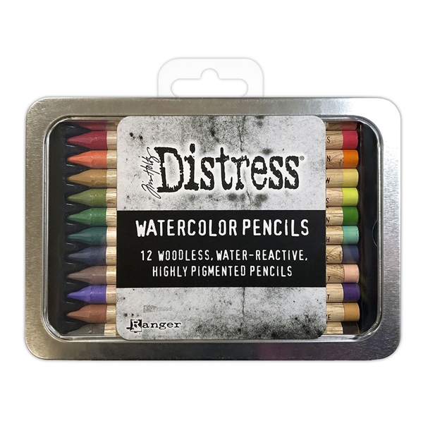 Ranger Tim Holtz Distress Watercolor Pencils (12 Pack) Set 4 TDH83580