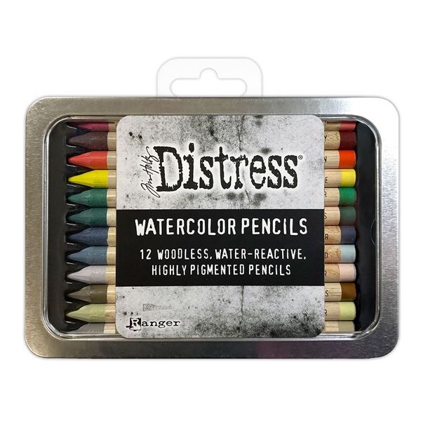 Ranger Tim Holtz Distress Watercolor Pencils (12 Pack) Set 5 TDH83597