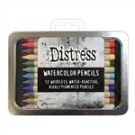 Ranger Tim Holtz Distress Watercolor Pencils (12 Pack) Set 6 TDH83603