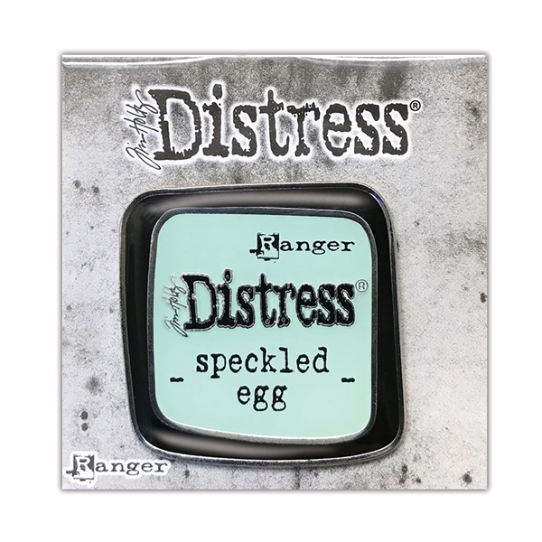 Ranger Tim Holtz Distress Color Enamel Pin - Speckled Egg TDZ73123