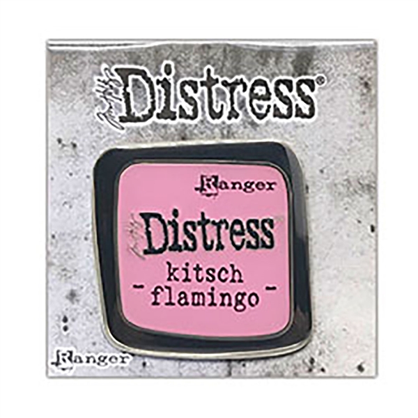 Ranger Tim Holtz Distress Color Enamel Pin - Kitsch Flamingo TDZ73130