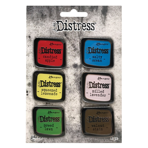 Ranger Tim Holtz Distress Color Enamel Pins - Set 5 - TDZS73475