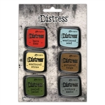 Ranger Tim Holtz Distress Color Enamel Pins - Set 7 - TDZS73499