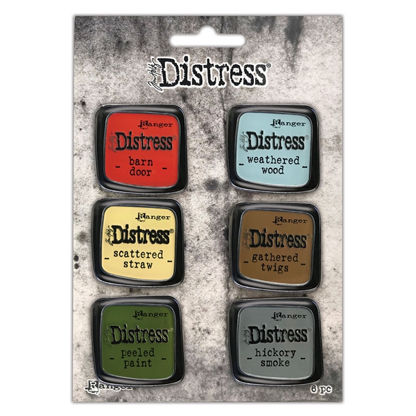 Ranger Tim Holtz Distress Color Enamel Pins - Set 7 - TDZS73499