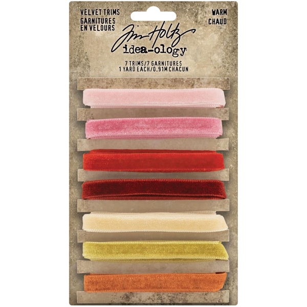 Advantus Tim Holtz Idea-ology Velvet Trims Warm TH94115