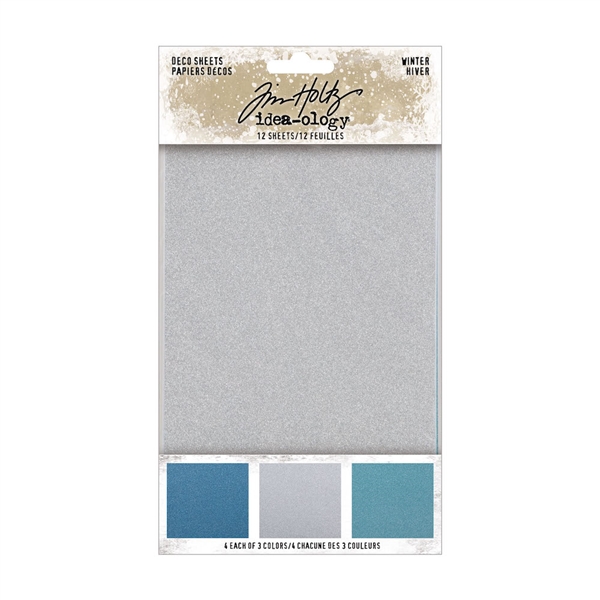 Tim Holtz Idea-ology Deco Sheets Winter 2022 TH94284