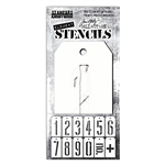 Stampers Anonymous Tim Holtz Elements Stencils - Mechanical  THEST001