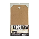 Stampers Anonymous Tim Holtz Etcetera Large Tag Thickboards THETC-001