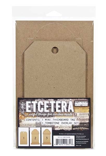 Stampers Anonymous Tim Holz Etcetera Mini Tombstone THETC-012