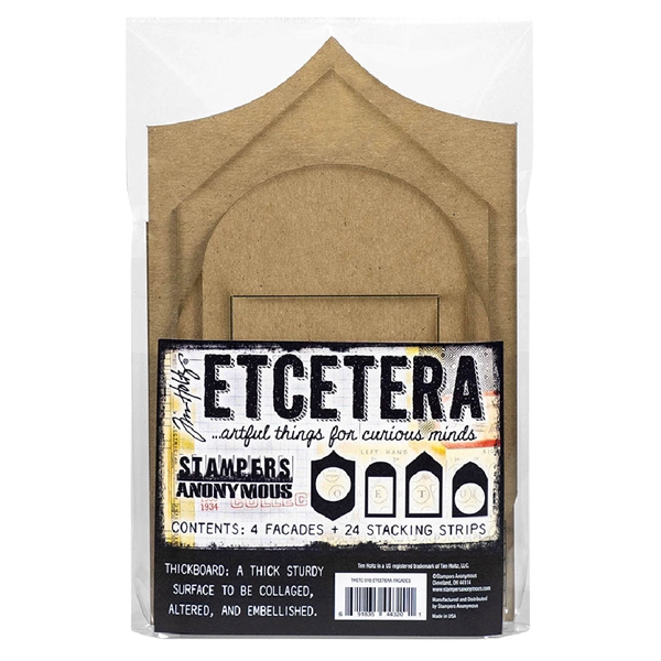 Stampers Anonymous Tim Holtz Etcetera Tiles, Facades THETC-016