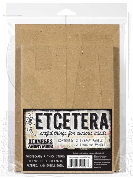 Stampers Anonymous Tim Holtz Etcetera Panels Rectangles THETC-020