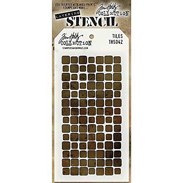 Tim Holtz Layering Stencils - Tiles THS042