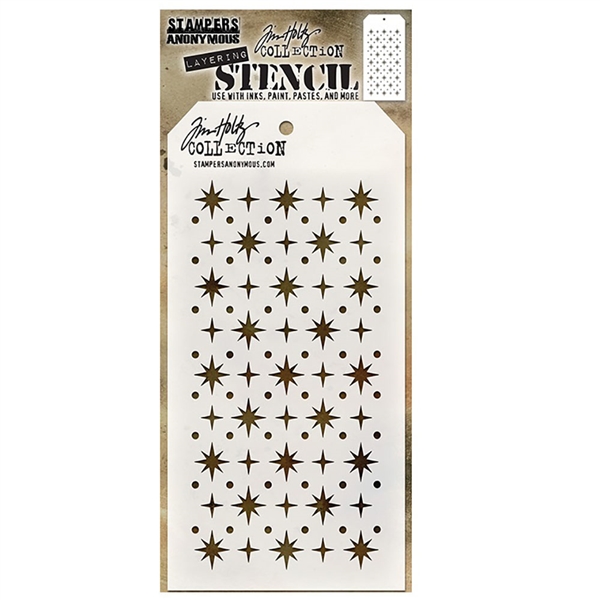 Stampers Anonymous Tim Holtz Layering Stencils - Starry THS093