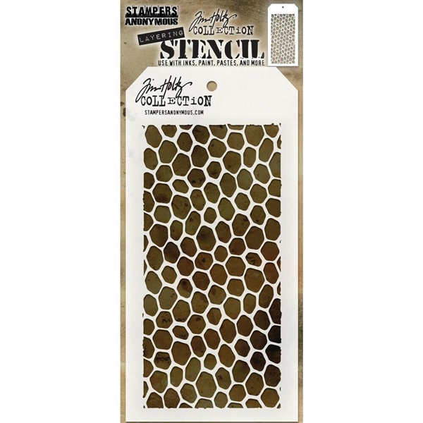 Stampers Anonymous Tim Holtz Layering Stencil - Organic THS106
