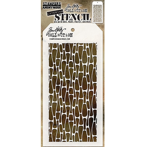 Stampers Anonymous Tim Holtz Layering Stencil - Cells THS107