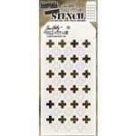 Stampers Anonymous Tim Holtz Layering Stencil - Shifter Plus THS122