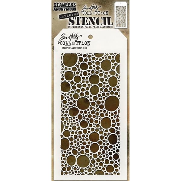 Stampers Anonymous Tim Holtz Stencil - Bubbles THS138