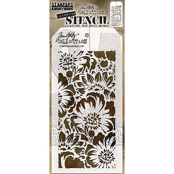 Stampers Anonymous Tim Holtz Stencil - Bouquet THS143