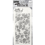 Stampers Anonymous Tim Holtz Layering Stencil - Pinecones THS164